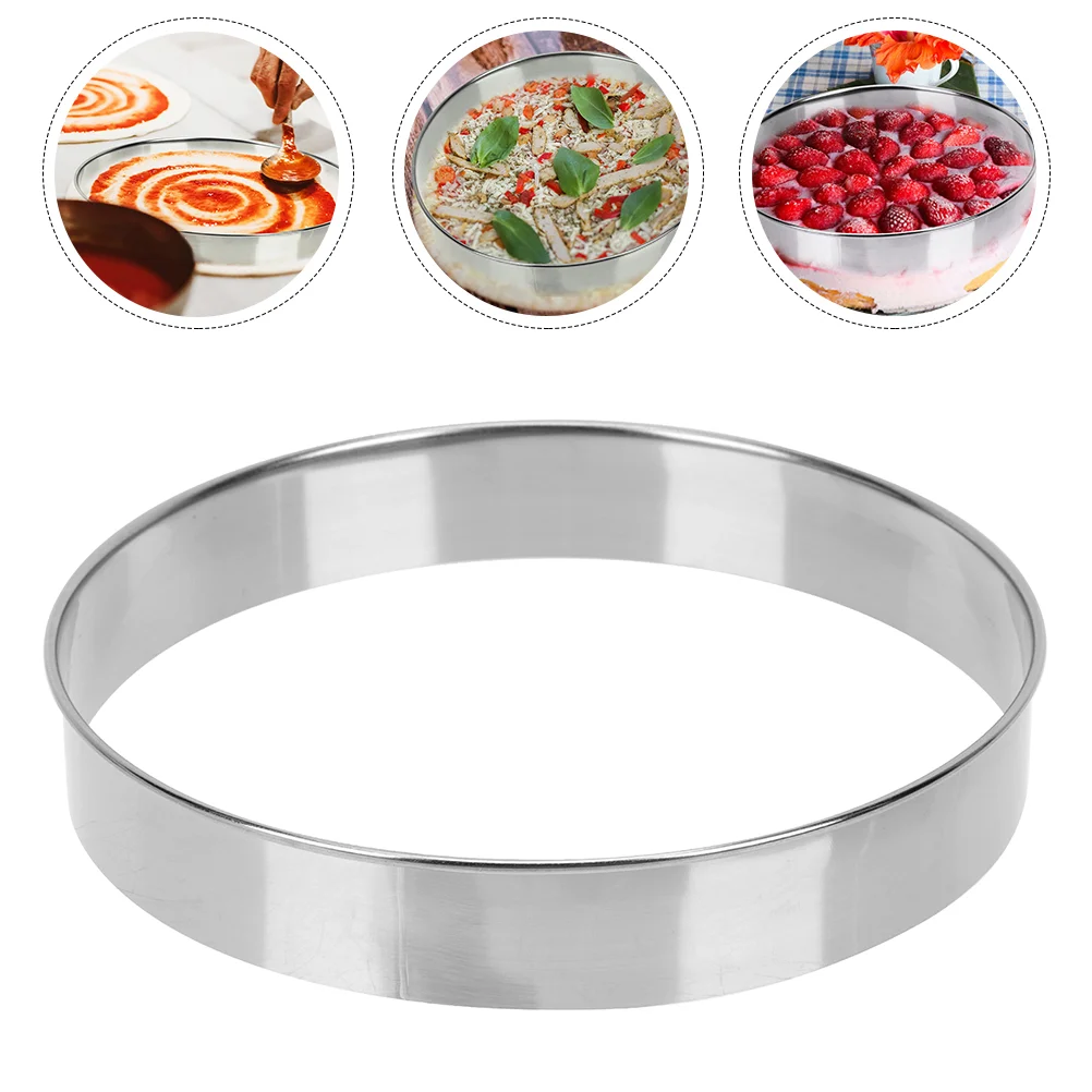 Multi-function Pastry Ring Pancake Household Stainless Steel Pizza Washable Convenient Cheese
Multi-function Pastry Ring Pancake Household Stainless Steel Pizza Washable Convenient Cheese