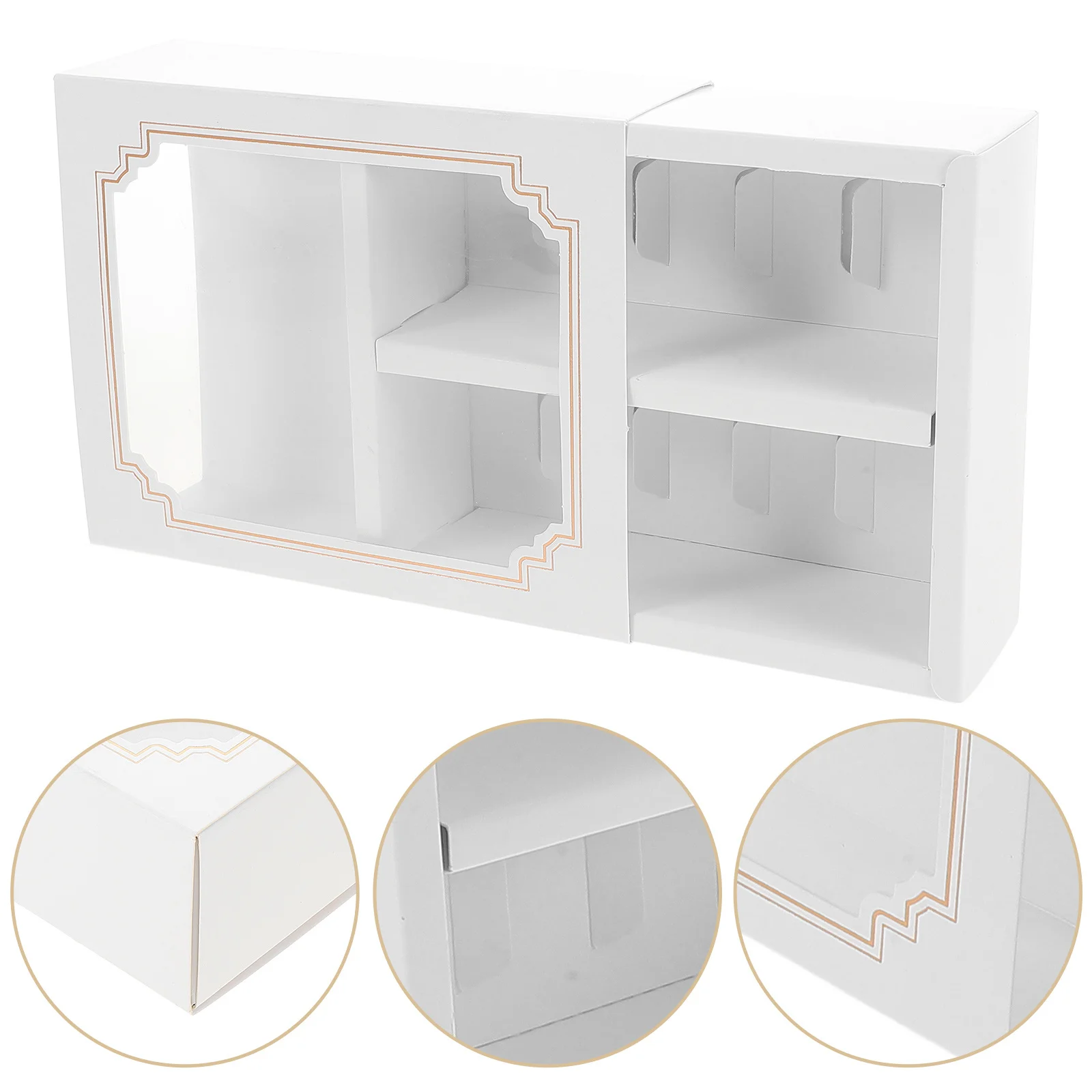 10Pcs Macaron Containers Large Size Clear Window Baking Packaging Supplies for Pastries Cakes Desserts Clear Treat Boxes 
10Pcs Macaron Containers Large Size Clear Window Baking Packaging Supplies for Pastries Cakes Desserts Clear Treat Boxes