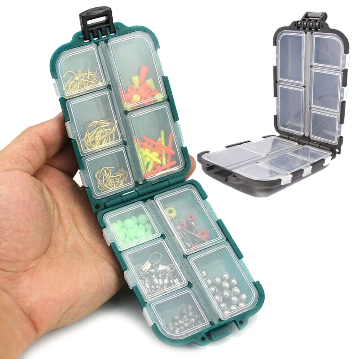 10 Grid Fishing Accessories Box Luya Fishing Gear Divided Grid Bait Box Double-sided Fishing Group Accessories Box
10 Grid Fishing Accessories Box Luya Fishing Gear Divided Grid Bait Box Double-sided Fishing Group Accessories Box
