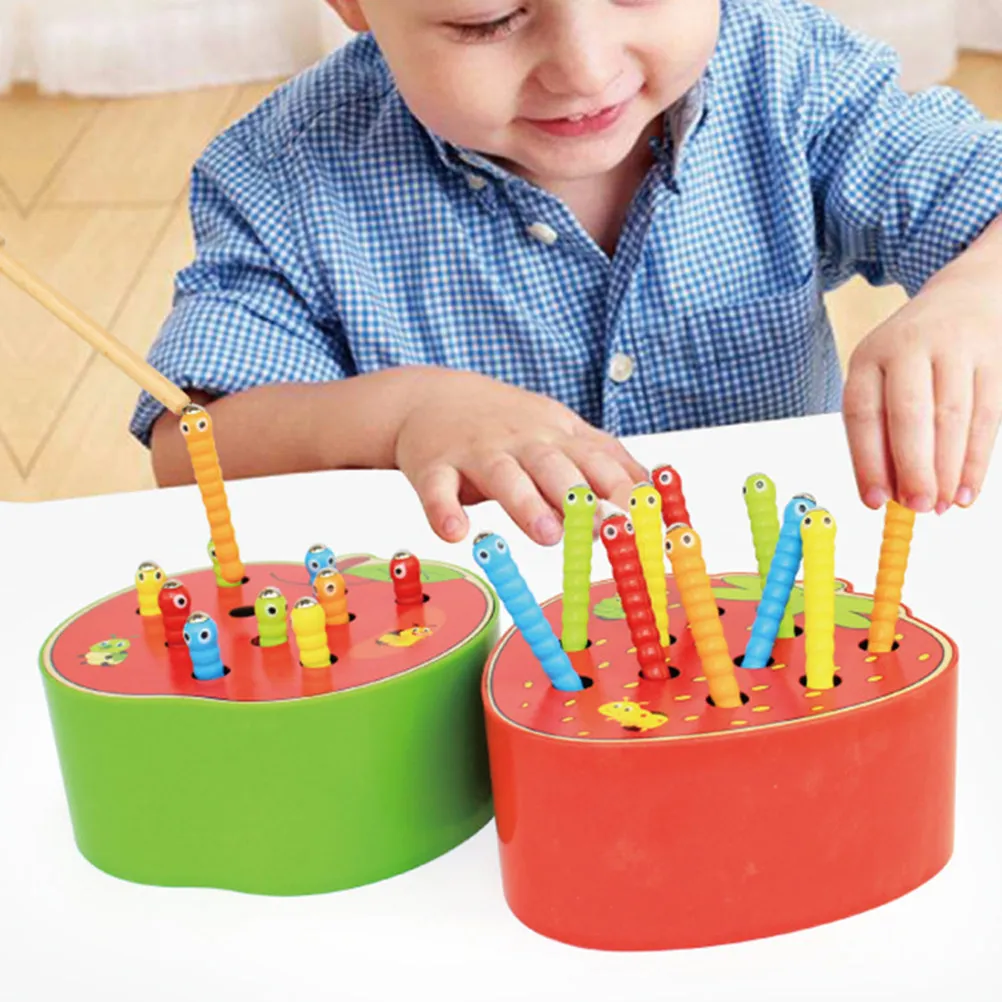 Wooden Magnetic Strawberry Catch Insects Game Early Educational Developmental Montessori Game for Kids Children 3-14 Years
Wooden Magnetic Strawberry Catch Insects Game Early Educational Developmental Montessori Game for Kids Children 3-14 Years