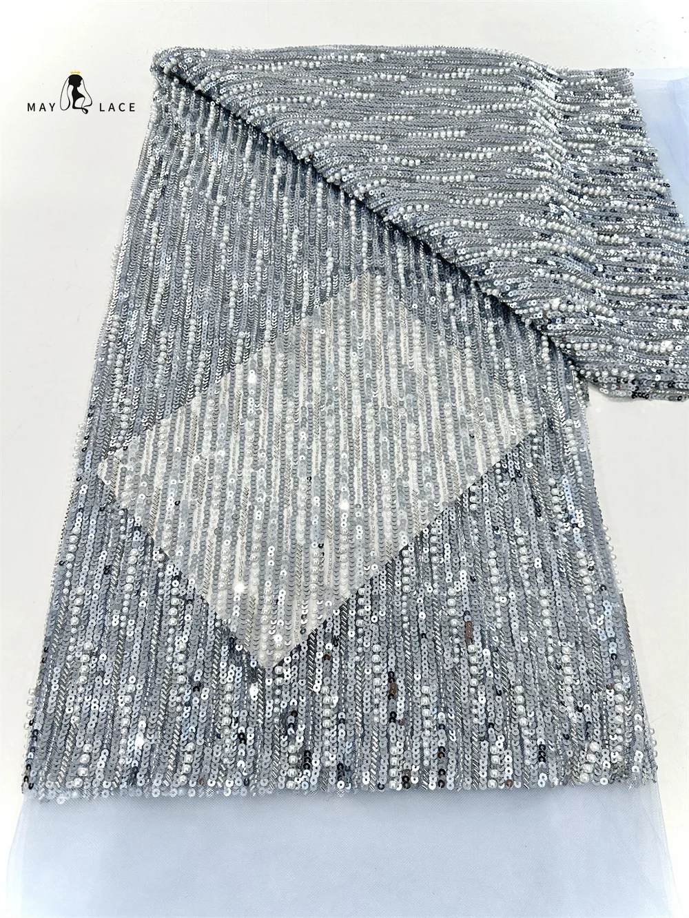 African Sequins Lace 2025 High Quality Lace Beads Nigerian Lace French Beaded Tulle Lace Fabric For Party Dresses Wedding Sewing
African Sequins Lace 2025 High Quality Lace Beads Nigerian Lace French Beaded Tulle Lace Fabric For Party Dresses Wedding Sewing