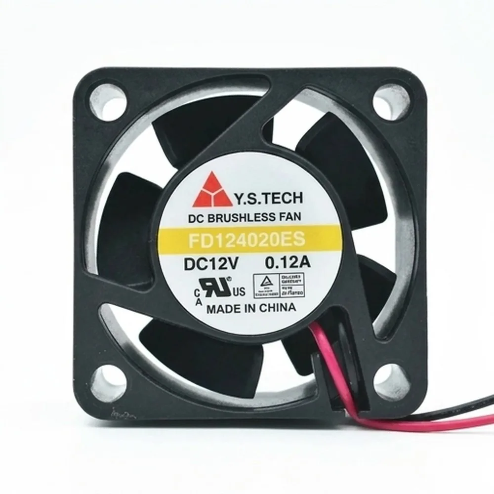 For Y.S.TECH FD124020ES 4020 DC12V 0.12A 4CM 2-wire silent cooling fan
For Y.S.TECH FD124020ES 4020 DC12V 0.12A 4CM 2-wire silent cooling fan