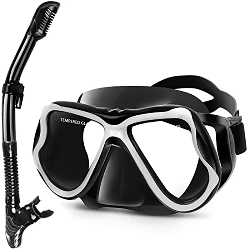 Panoramic Wide View Dry Snorkel Set Anti-Fog Scuba Diving Mask Professional Snorkeling Gear With Dry Breath Tube Spearfishing
Panoramic Wide View Dry Snorkel Set Anti-Fog Scuba Diving Mask Professional Snorkeling Gear With Dry Breath Tube Spearfishing