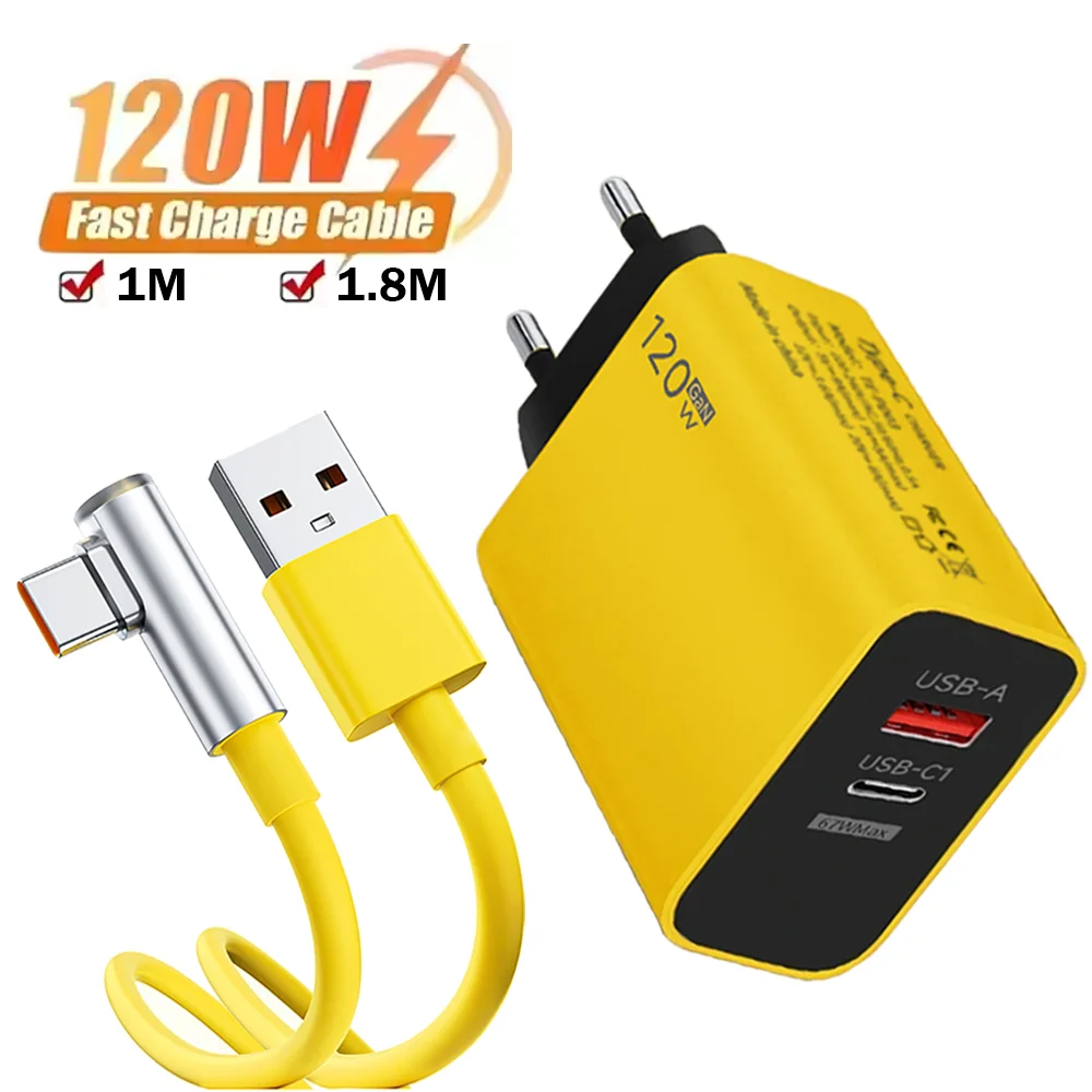 120W 2 Port USB Type C Charger Fast Charging Data Cable USB Phone Charger Adapter for Samsung IPhone Xiaomi Huawei Wall Charger
120W 2 Port USB Type C Charger Fast Charging Data Cable USB Phone Charger Adapter for Samsung IPhone Xiaomi Huawei Wall Charger