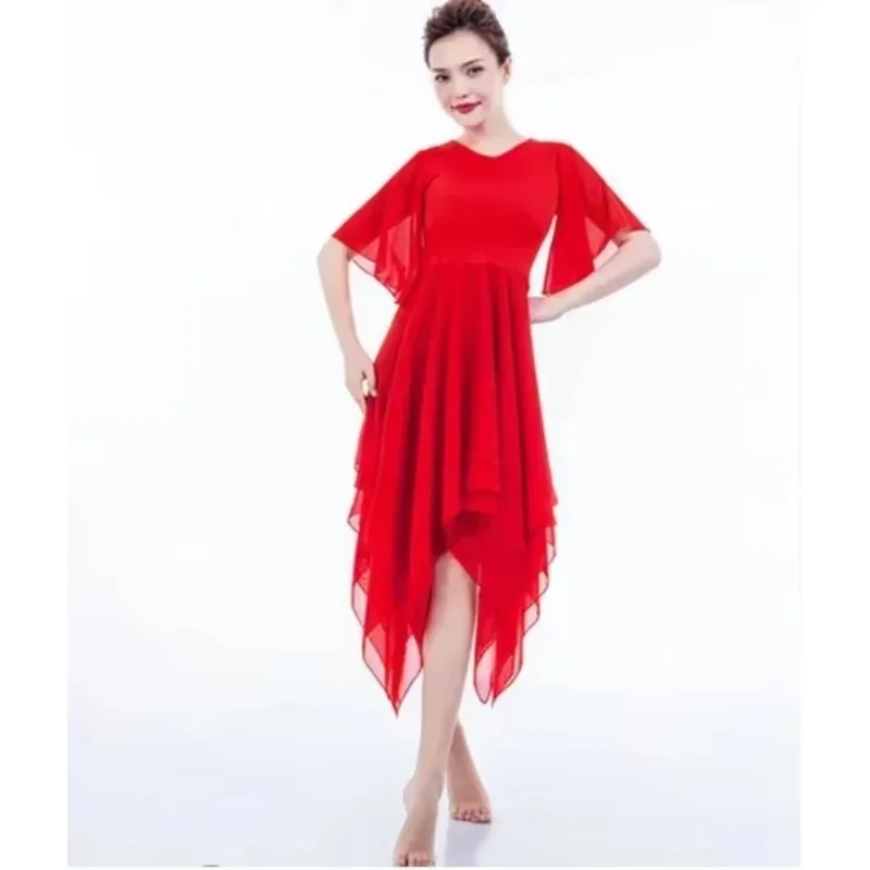Adult Lyrical Dress Parties Contemporary Dance Dress Performance Classic Black Ballet Dress Long Modern Woman Dance Costume
Adult Lyrical Dress Parties Contemporary Dance Dress Performance Classic Black Ballet Dress Long Modern Woman Dance Costume