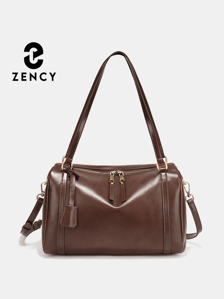 Zency Premium Genuine Leather Designer Handbag Purse Charm Women Medium Shoulder Bag Crossbody with Zipper for Everyday Travel
Zency Premium Genuine Leather Designer Handbag Purse Charm Women Medium Shoulder Bag Crossbody with Zipper for Everyday Travel
