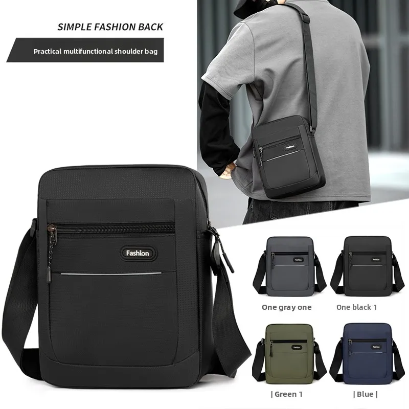 2025 Chic Men’s Multifunctional Crossbody Bag Multi-Color Durable - Organized Pockets Casual Shoulder Bag for Daily/Commute
2025 Chic Men’s Multifunctional Crossbody Bag Multi-Color Durable - Organized Pockets Casual Shoulder Bag for Daily/Commute