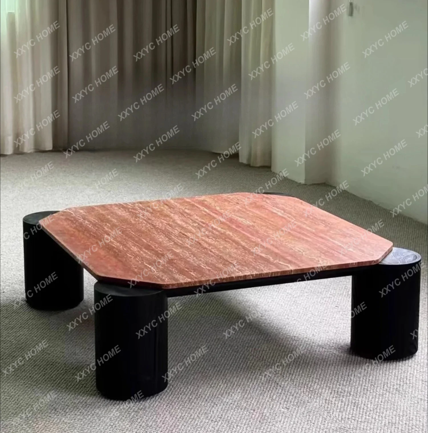 NN Medieval Solid Wood Red Travertine Household Coffee Table Living Room Light Luxury Low Table Coffee Table
NN Medieval Solid Wood Red Travertine Household Coffee Table Living Room Light Luxury Low Table Coffee Table