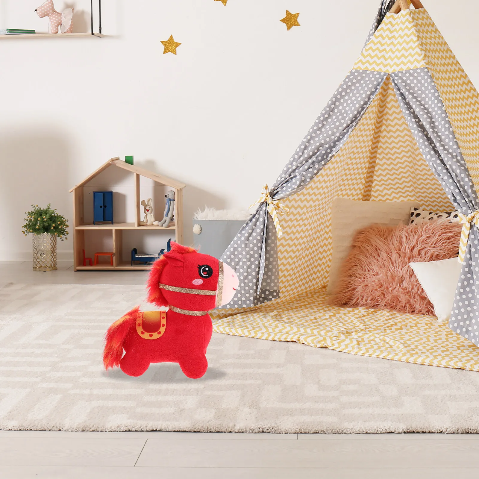 2026 Year of The Horse Mascot Decorations 20Cm Red Zodiac Horse Stuffed Animal Lunar New Year Home Office Table Blessing Spring
2026 Year of The Horse Mascot Decorations 20Cm Red Zodiac Horse Stuffed Animal Lunar New Year Home Office Table Blessing Spring