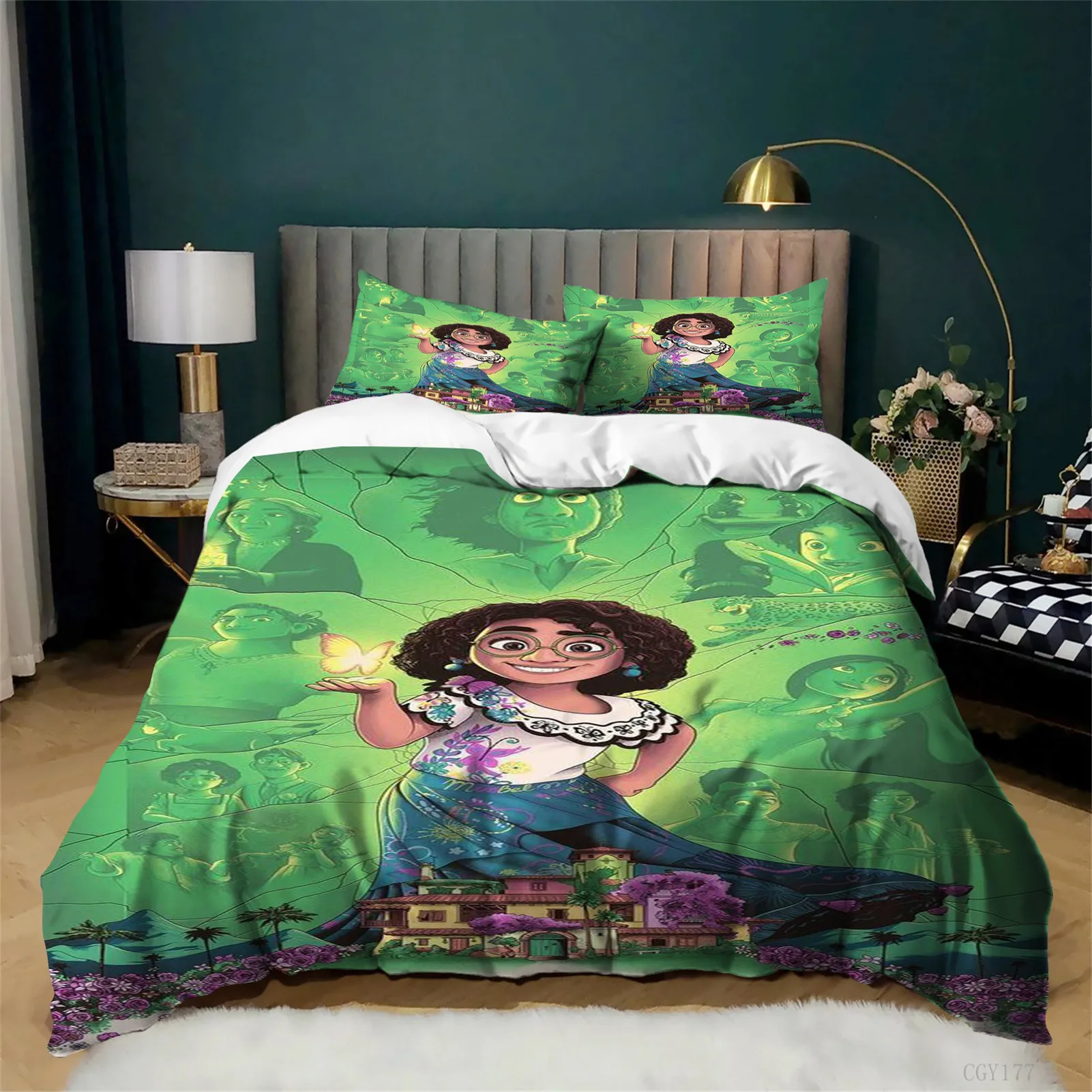 3pcs En-can-to Bedding Set Light-Weight Duvet Cover Set Full Size All Season Ultra Soft 1 Duvet Cover with 2 Pillowsham
3pcs En-can-to Bedding Set Light-Weight Duvet Cover Set Full Size All Season Ultra Soft 1 Duvet Cover with 2 Pillowsham