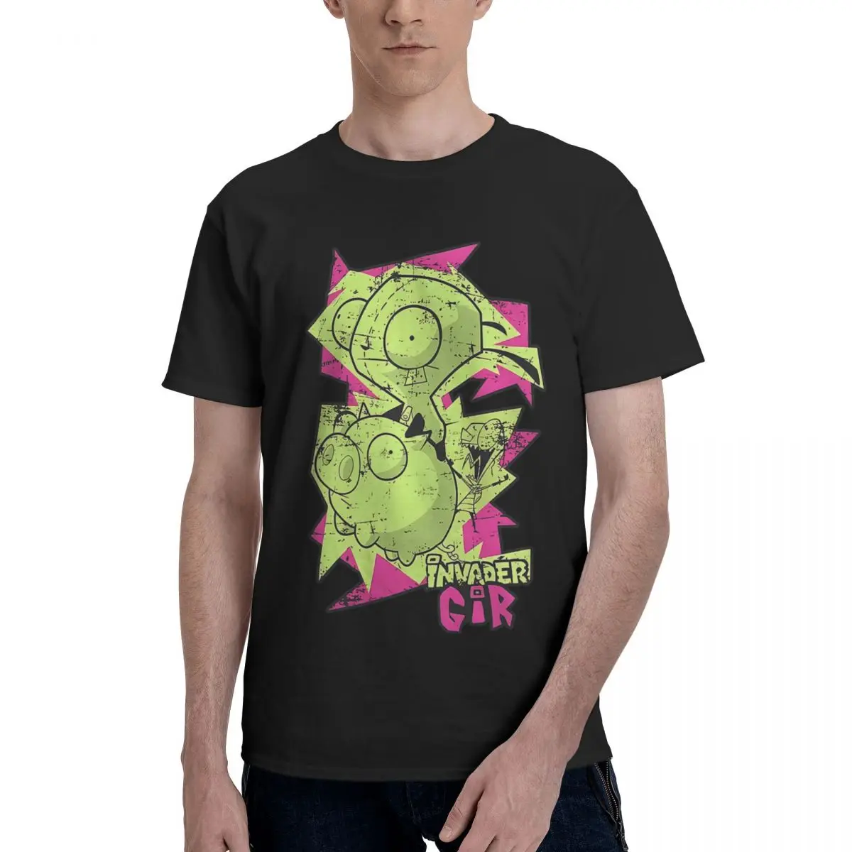 Invader Zim, повседневная дышащая удобная милая забавная мужская футболка из 100% хлопка с рисунком
Invader Zim, повседневная дышащая удобная милая забавная мужская футболка из 100% хлопка с рисунком