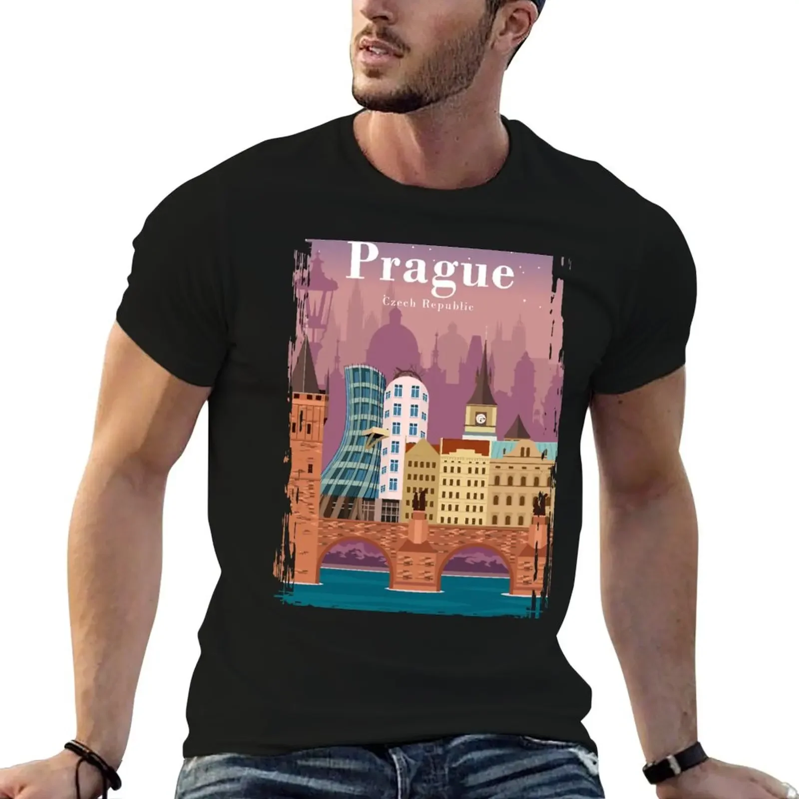 Prague Colorful Vintage Minimal Travel Poster T-Shirt anime figures anime tshirt men t shirts
Prague Colorful Vintage Minimal Travel Poster T-Shirt anime figures anime tshirt men t shirts