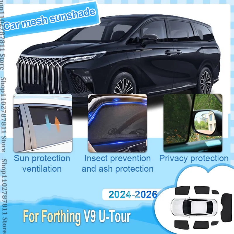 For Forthing V9 U-Tour 2024-2026 Xinghai V9 Car Mesh Shades Window Sunshades Sunscreen Privacy Curtain Mosquito Auto Accessorie
For Forthing V9 U-Tour 2024-2026 Xinghai V9 Car Mesh Shades Window Sunshades Sunscreen Privacy Curtain Mosquito Auto Accessorie