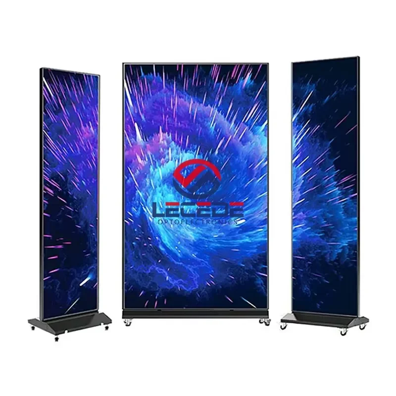 Lecede P1.86 P2 P2.5 Store Standing Poster LED Display Advertising Full Color Shop Indoor Display LED Poster Screen
Lecede P1.86 P2 P2.5 Store Standing Poster LED Display Advertising Full Color Shop Indoor Display LED Poster Screen