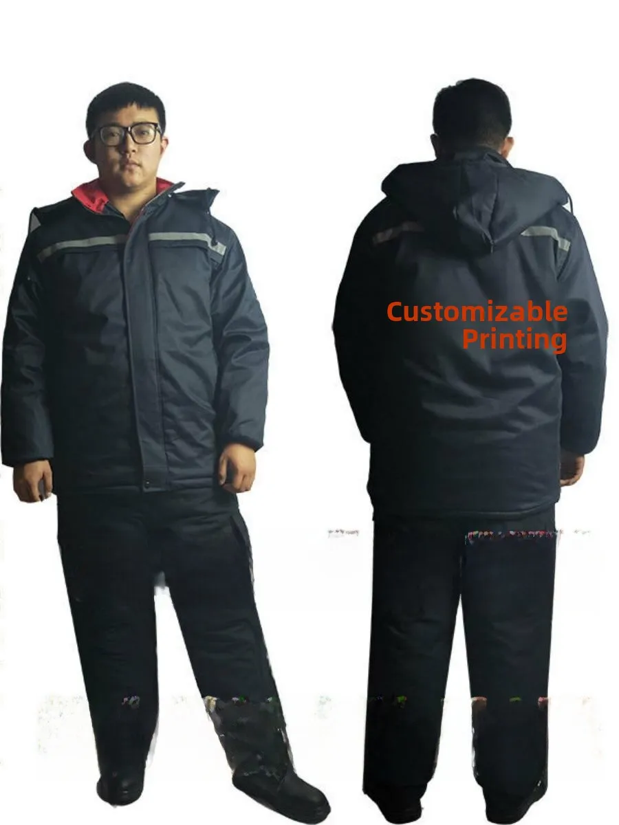 Thiened Winter Workwear Cotton Suit Set for Auto Repair Cold Resistant Warmth Protection Labor Protection orm Coat
Thiened Winter Workwear Cotton Suit Set for Auto Repair Cold Resistant Warmth Protection Labor Protection orm Coat