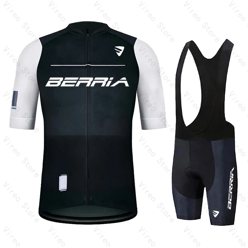 BERRIA Cycling Jersey Set For men Short sleeve and Bib Shorts Pro Race Bicycle Clothing Suit Summer MTB Ropa Maillot Breathable
BERRIA Cycling Jersey Set For men Short sleeve and Bib Shorts Pro Race Bicycle Clothing Suit Summer MTB Ropa Maillot Breathable