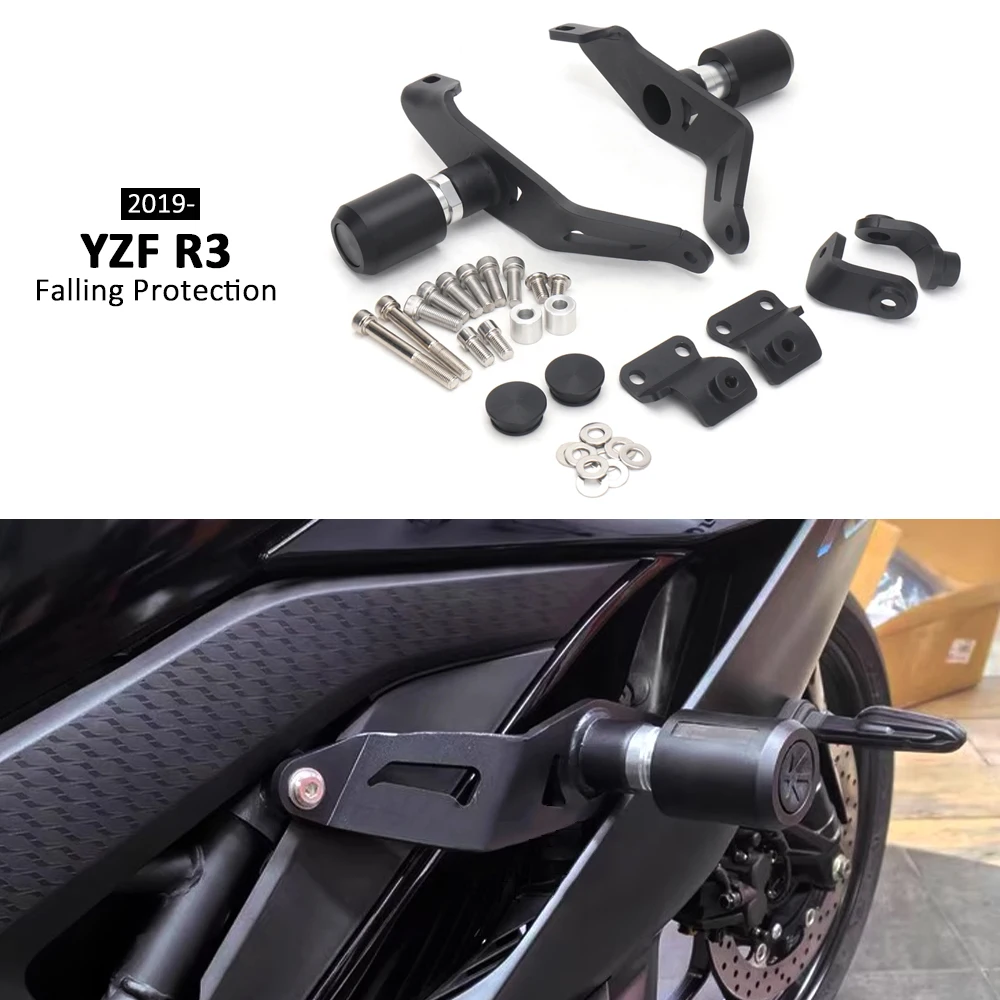 Новинка для Yamaha YZF-R3 Yzf r3 YZF R3 2019-2024 слайдеры рамы мотоцикла защита от падения защита аксессуары черный
Новинка для Yamaha YZF-R3 Yzf r3 YZF R3 2019-2024 слайдеры рамы мотоцикла защита от падения защита аксессуары черный
