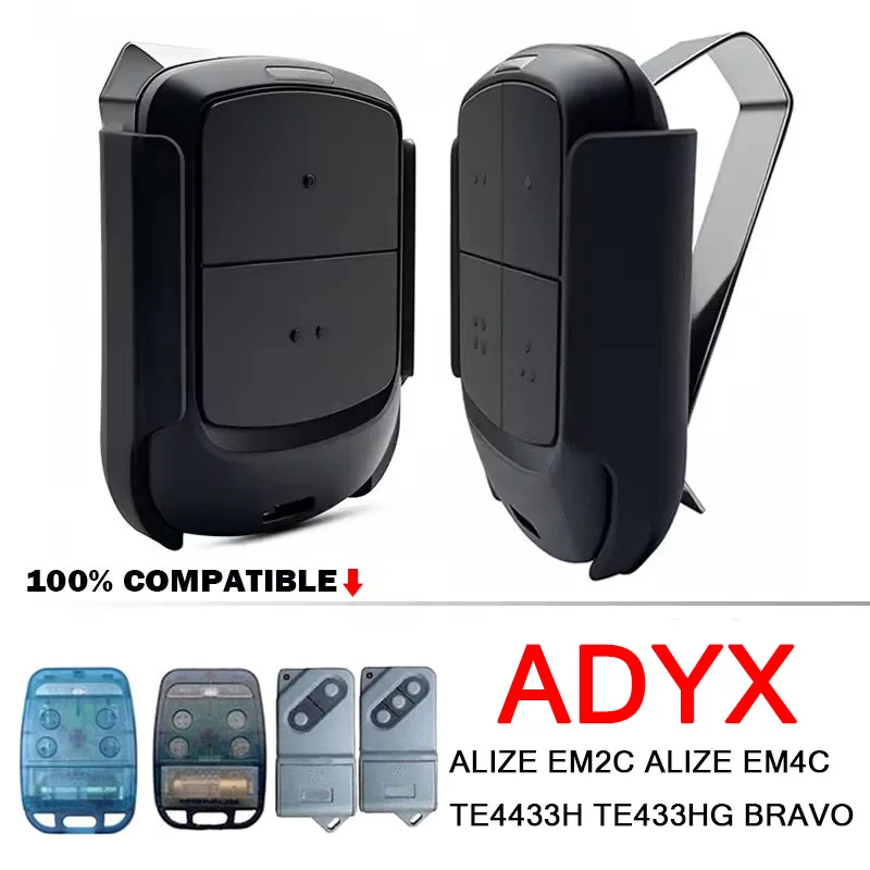 ADYX TE4433H TE433HG BRAVO ALIZE EM2C EM4C Garage Door Remote Control / Garage Door Opener 433.92MHz
ADYX TE4433H TE433HG BRAVO ALIZE EM2C EM4C Garage Door Remote Control / Garage Door Opener 433.92MHz