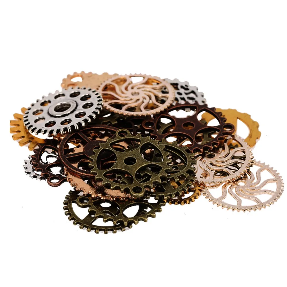 Vintage Mixed Color Antique Gear Charms Assorted Alloy Steampunk Gear Accessories Steampunk Cogs DIY Accessories
Vintage Mixed Color Antique Gear Charms Assorted Alloy Steampunk Gear Accessories Steampunk Cogs DIY Accessories