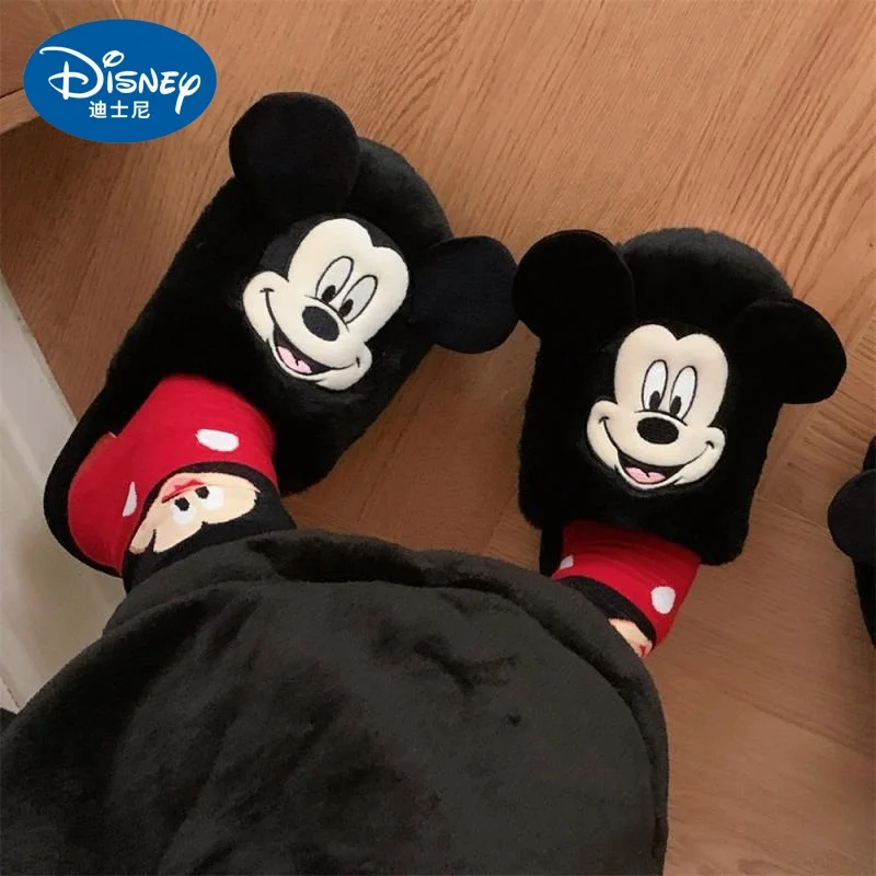 NEW Kawaii Disney Mickey Minnie Couple Cotton Slippers Cartoon Men and Women Winter Home Warm Thick Plush Slippers Birthday Gift
NEW Kawaii Disney Mickey Minnie Couple Cotton Slippers Cartoon Men and Women Winter Home Warm Thick Plush Slippers Birthday Gift