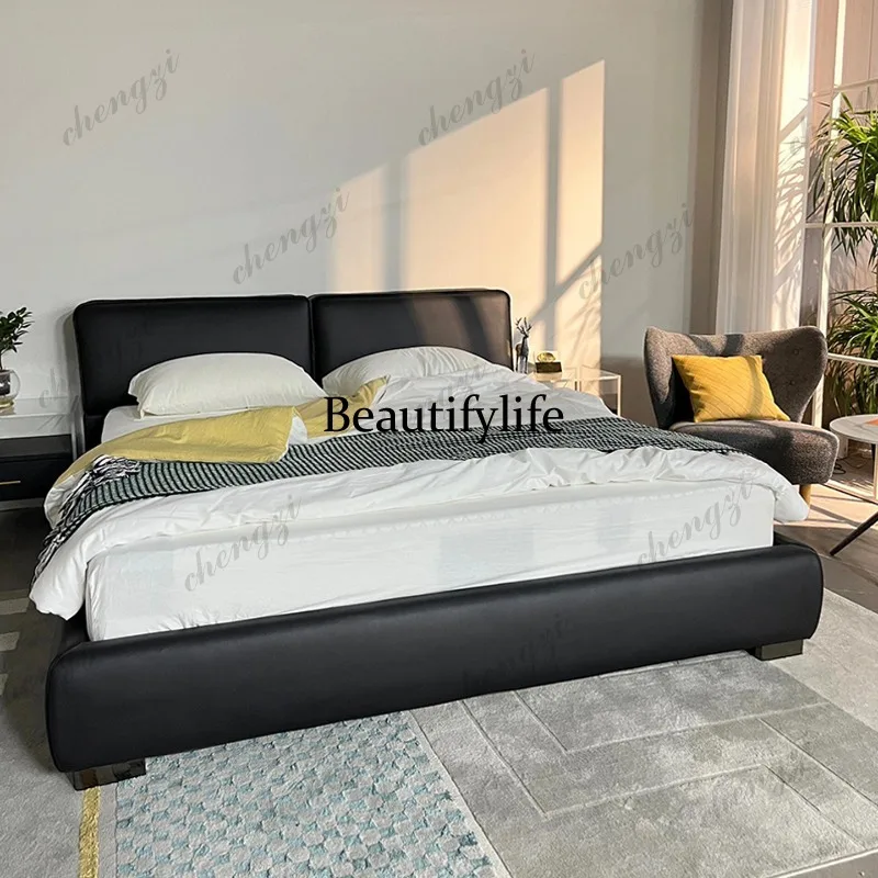 K182 Leather Sleeping Bed Bedroom King Size Luxury Double Frame Modern Massage Bed Sofa Design Letto Matrimoniale Salon
K182 Leather Sleeping Bed Bedroom King Size Luxury Double Frame Modern Massage Bed Sofa Design Letto Matrimoniale Salon
