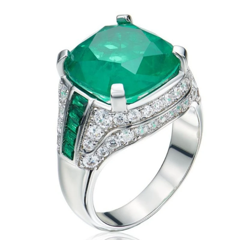 Lab Ruby Red Blue Sapphire Big Emerald Green Gemstone Rings Luxury 18K Gold plated Jewelry For Women Party
Lab Ruby Red Blue Sapphire Big Emerald Green Gemstone Rings Luxury 18K Gold plated Jewelry For Women Party