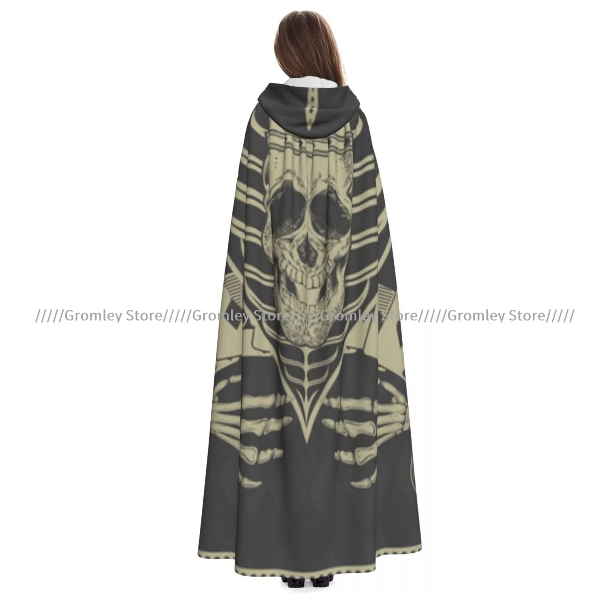 Witch Long Hooded Robe Skull Poker Cards Play Game Scary Horror With Crown And Heart Halloween Cloak Cosplay Costumes for Adult
Witch Long Hooded Robe Skull Poker Cards Play Game Scary Horror With Crown And Heart Halloween Cloak Cosplay Costumes for Adult