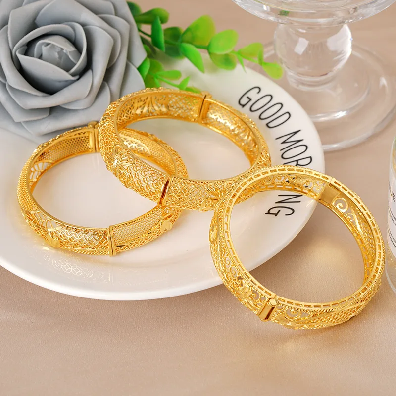 Pure 999 Women's Openwork Pattern Bracelet Multi-style Chain Gold Bracelet Hand Chain Wedding Birthday Fine Gifts Never Fade
Pure 999 Women's Openwork Pattern Bracelet Multi-style Chain Gold Bracelet Hand Chain Wedding Birthday Fine Gifts Never Fade
