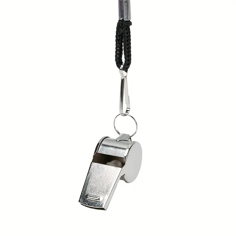 1/10Pcs Stainless Steel Metal Whistles, Professional Football Basketball Sports Referee Training Whistle
1/10Pcs Stainless Steel Metal Whistles, Professional Football Basketball Sports Referee Training Whistle