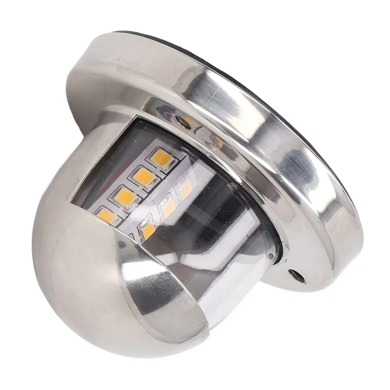 -ABLP Marine Navigation Lights 12V DC 135° 2Nm Visibility White 8 LED Stern Light For Marine Yachts Pontoon
-ABLP Marine Navigation Lights 12V DC 135° 2Nm Visibility White 8 LED Stern Light For Marine Yachts Pontoon