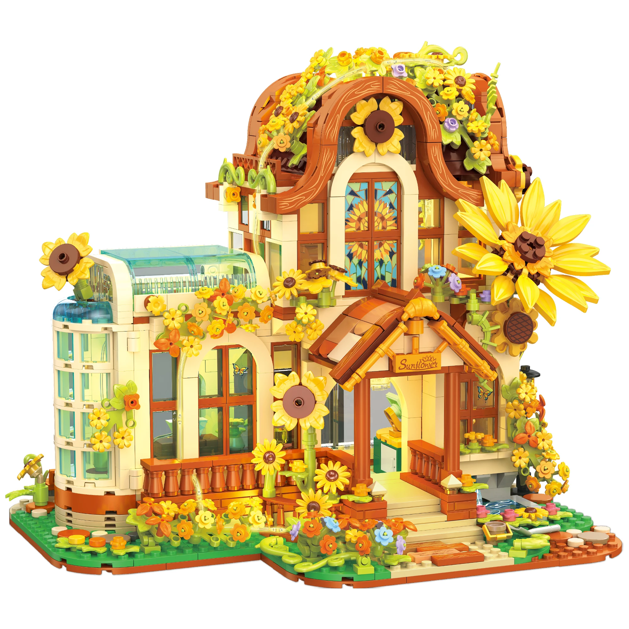 Sunflower Flower Shop Building Blocks Model Kit with Lights,Cozy Home Collectible, Educational Toy Birthday Gift for Kid Adults
Sunflower Flower Shop Building Blocks Model Kit with Lights,Cozy Home Collectible, Educational Toy Birthday Gift for Kid Adults
