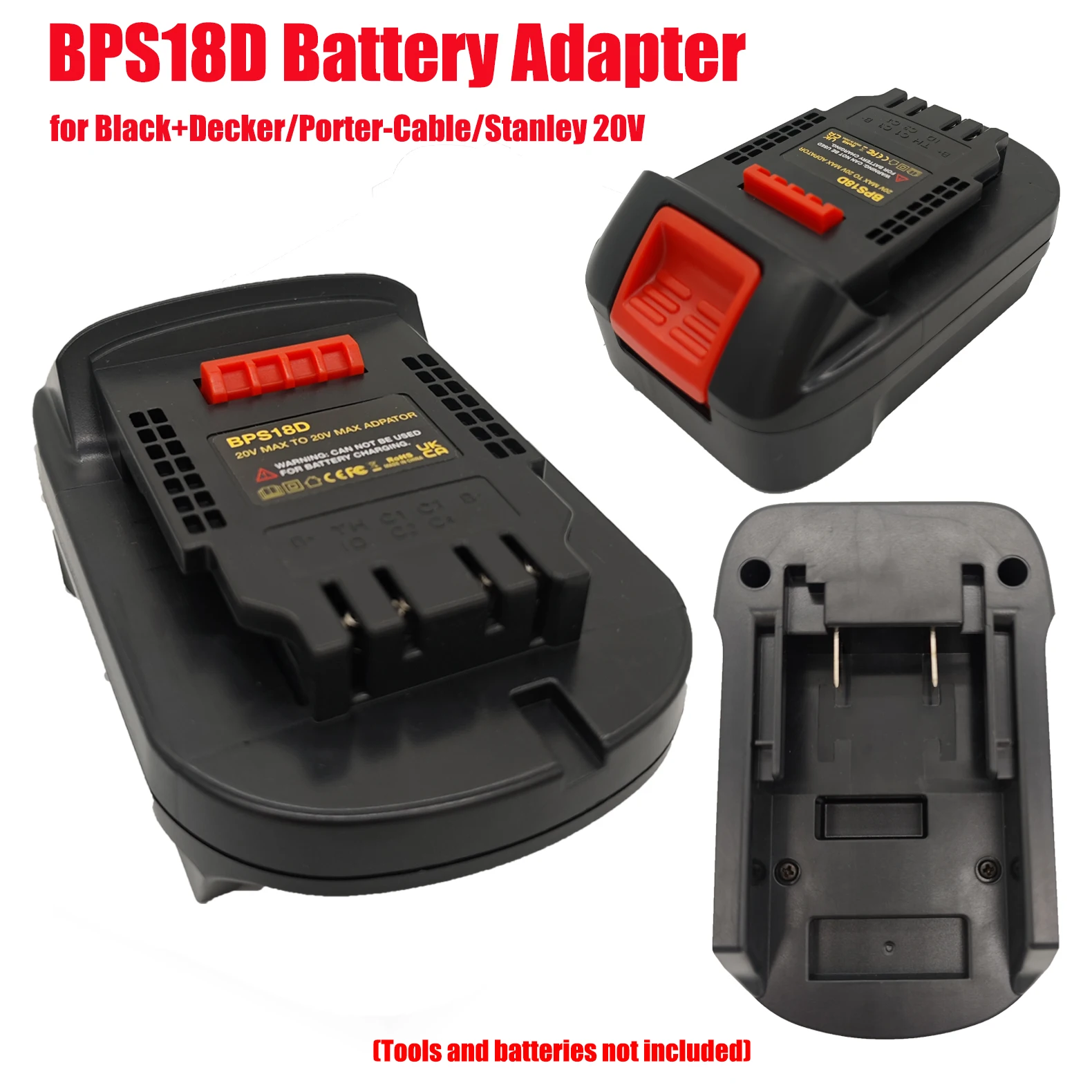 HAKSINKY BPS18D Adapter for Black+Decker/Porter-Cable/Stanley 20V Battery Convert To for Dewalt 20V MAX Cordless Power Tools Use
HAKSINKY BPS18D Adapter for Black+Decker/Porter-Cable/Stanley 20V Battery Convert To for Dewalt 20V MAX Cordless Power Tools Use