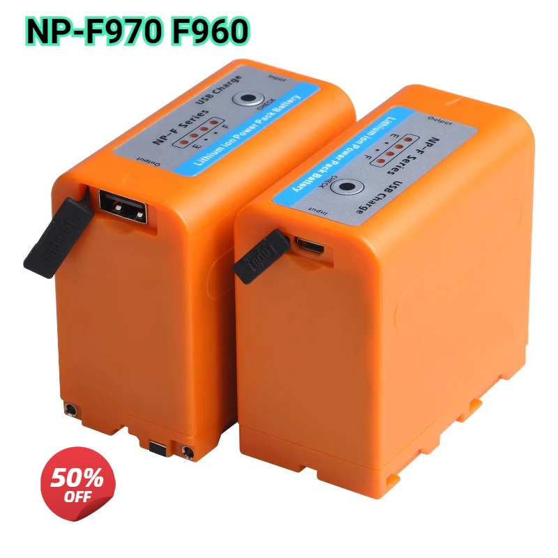 USB Output 7800mAh NP-F960 NP-F970 F950 Battery for Sony DCR-VX2100 DSR-PD150 DSR-PD170 FDR-AX1 HDR-AX2000 HDR-
USB Output 7800mAh NP-F960 NP-F970 F950 Battery for Sony DCR-VX2100 DSR-PD150 DSR-PD170 FDR-AX1 HDR-AX2000 HDR-