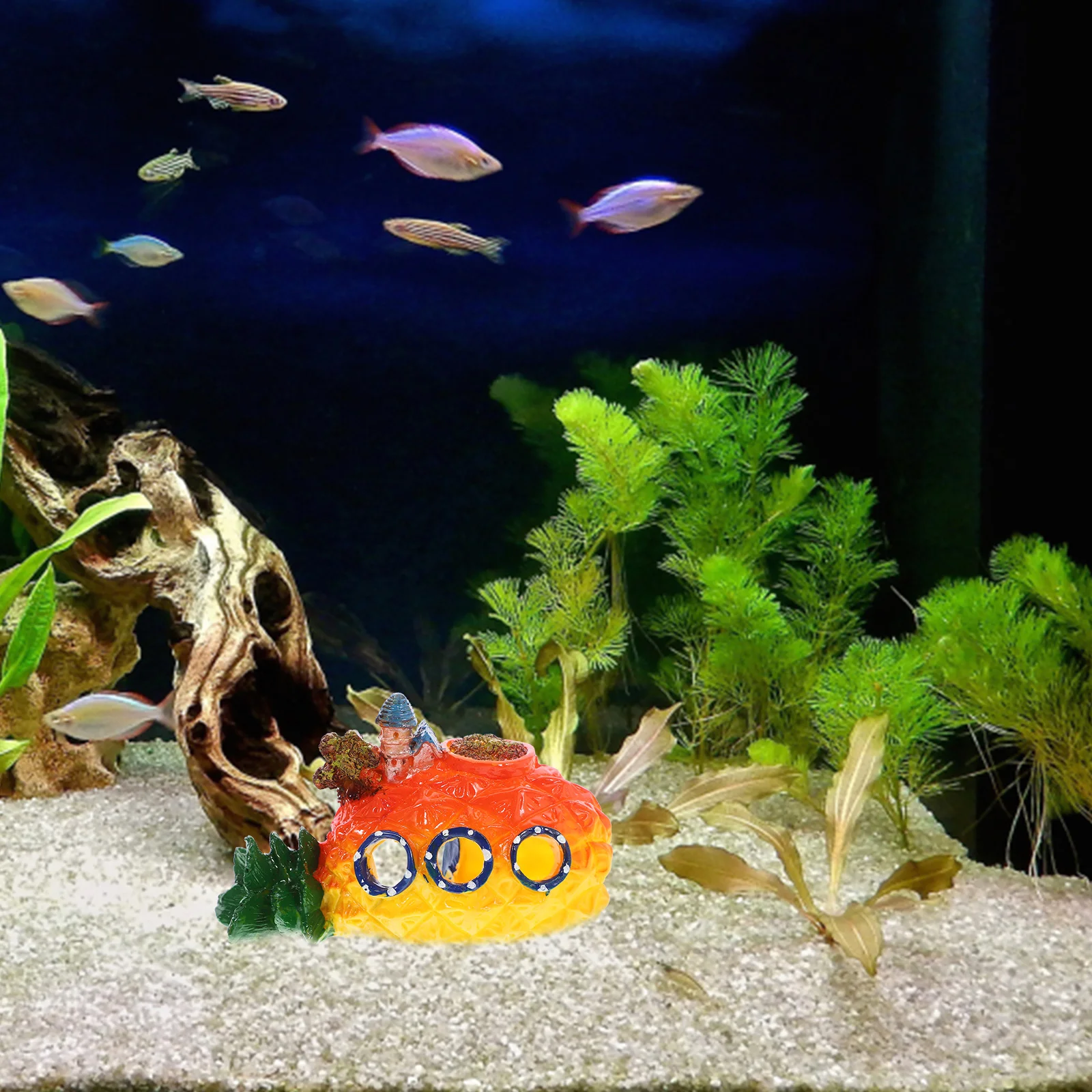 Aquarium Castle Decor 12.5x7.5x9cm Resin Rockery Underwater Stone for Fish Tank Landscape Decoration Artificial Simulated Pet
Aquarium Castle Decor 12.5x7.5x9cm Resin Rockery Underwater Stone for Fish Tank Landscape Decoration Artificial Simulated Pet