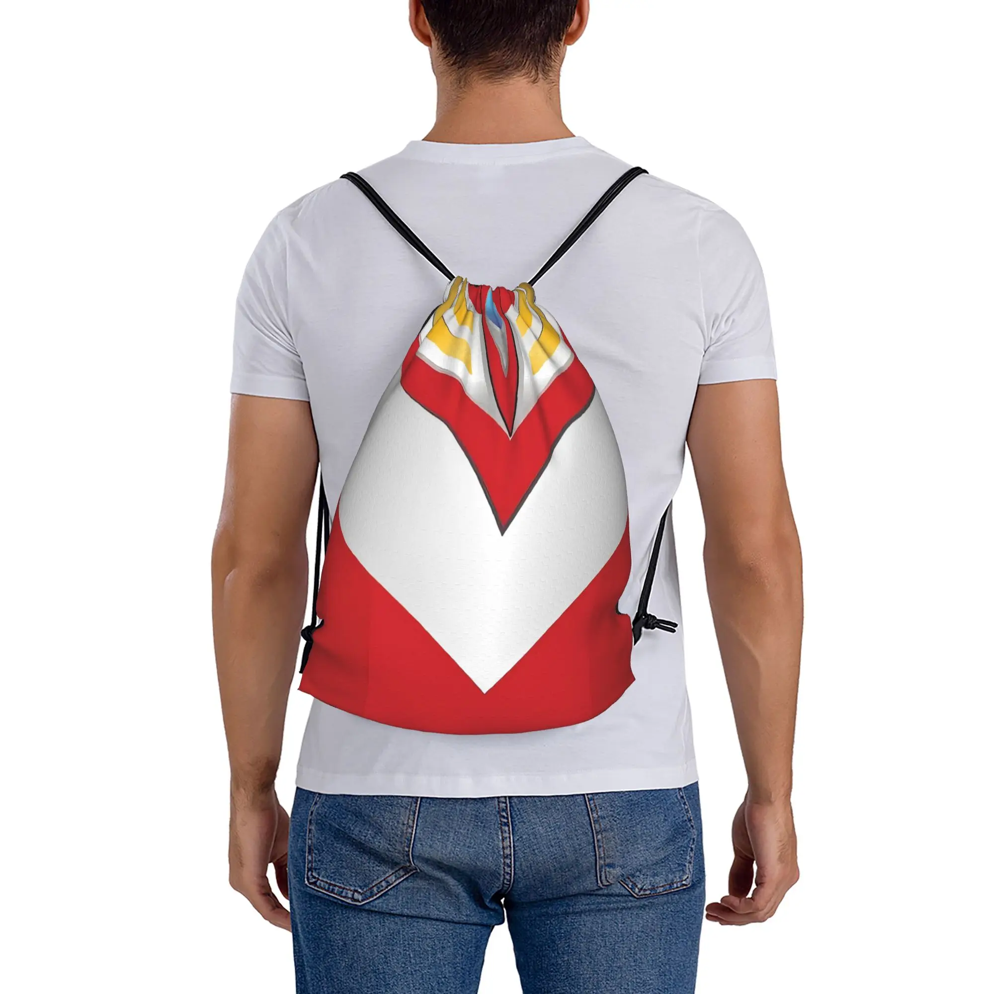 Портативный рюкзак-мешок Ultraman 15 BANDAI для покупок, езды на велосипеде и спорта, сумка для обуви на шнурке
Портативный рюкзак-мешок Ultraman 15 BANDAI для покупок, езды на велосипеде и спорта, сумка для обуви на шнурке