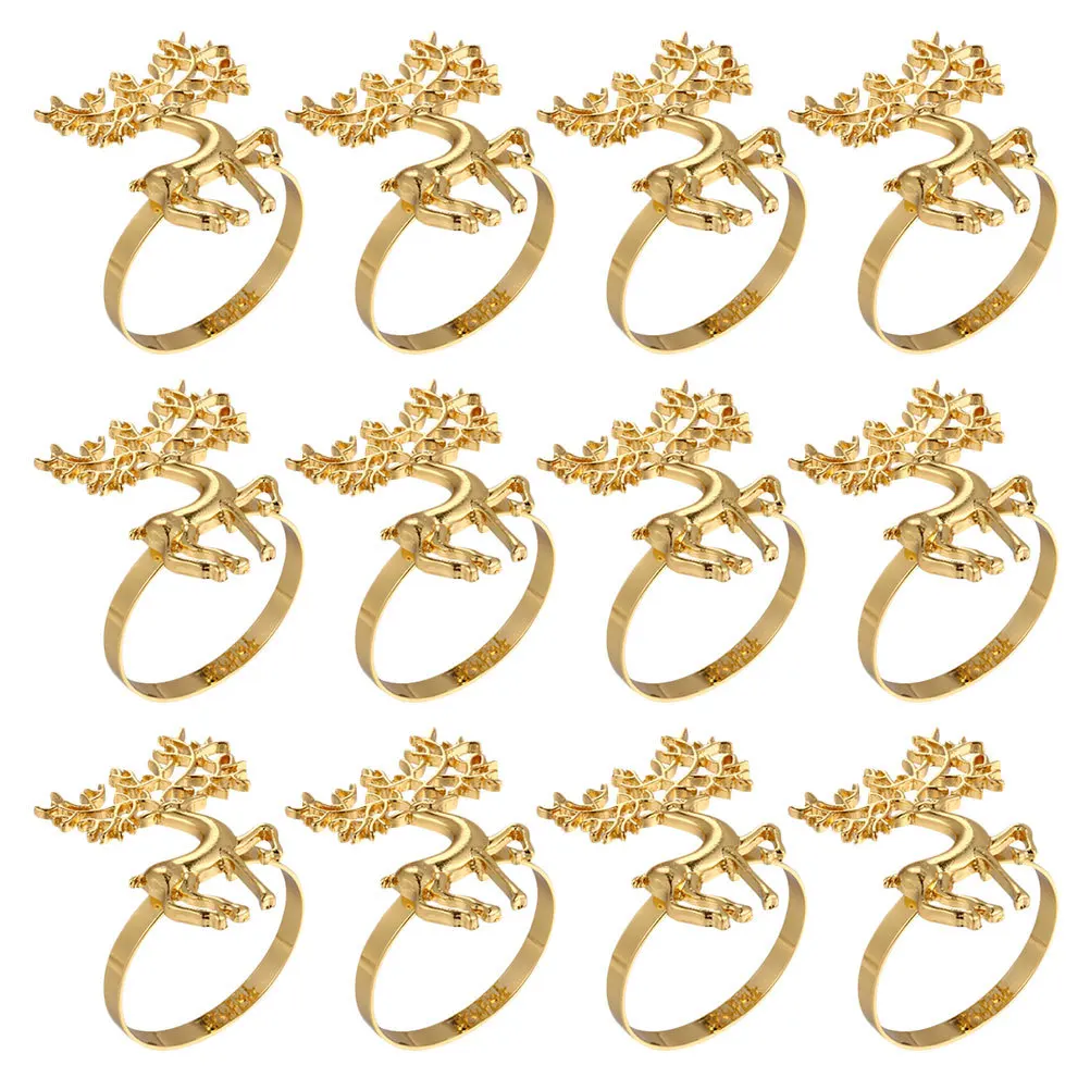 12 Pcs Decorations Napkin Buckle Ornament Ring Rings for Napkins Holiday Holders Golden Metal
12 Pcs Decorations Napkin Buckle Ornament Ring Rings for Napkins Holiday Holders Golden Metal