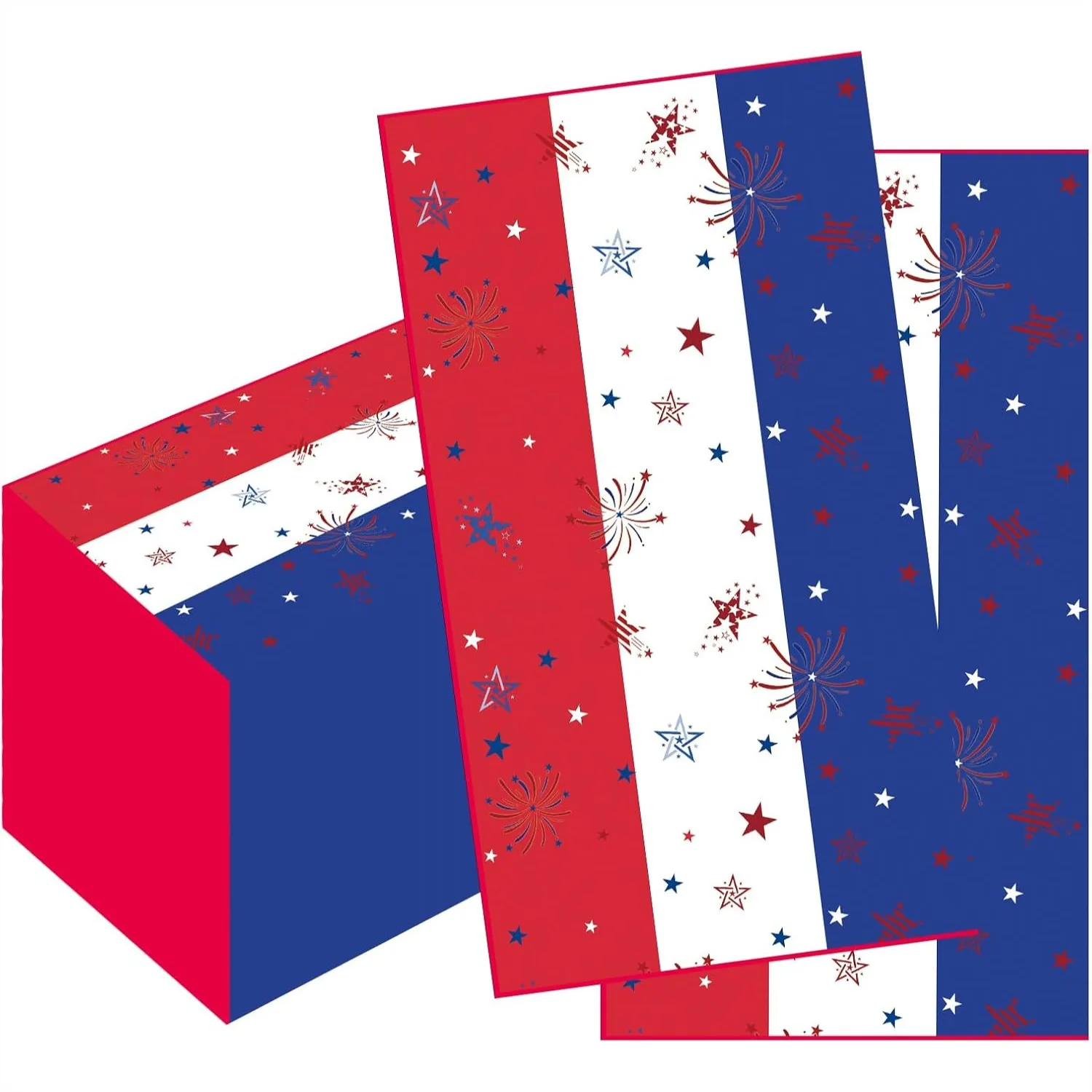100 Pcs Patriotic Napkins Disposable for 4th of July Party with American Flag Star Stripe Design
100 Pcs Patriotic Napkins Disposable for 4th of July Party with American Flag Star Stripe Design