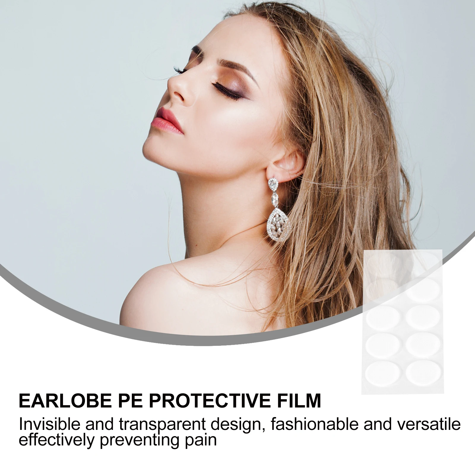 120 Sets Earlobe Protective Patches Tape for Earrings Support Invisible Lifting Comfortable PE Material Prevent Inflammation
120 Sets Earlobe Protective Patches Tape for Earrings Support Invisible Lifting Comfortable PE Material Prevent Inflammation
