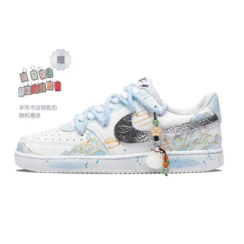 【Настроить】Nike Court Vision 1, мужские кроссовки для скейтбординга с низким берцем, голубые/зеленые/белые кроссовки DH2987-101
【Настроить】Nike Court Vision 1, мужские кроссовки для скейтбординга с низким берцем, голубые/зеленые/белые кроссовки DH2987-101