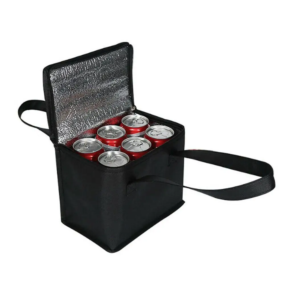 Portable Large Insulated Lunch Bag Black Waterproof Leak-proof Thickened Handheld Shoulder Carry Outdoor Picnic Lunch Bag
Portable Large Insulated Lunch Bag Black Waterproof Leak-proof Thickened Handheld Shoulder Carry Outdoor Picnic Lunch Bag