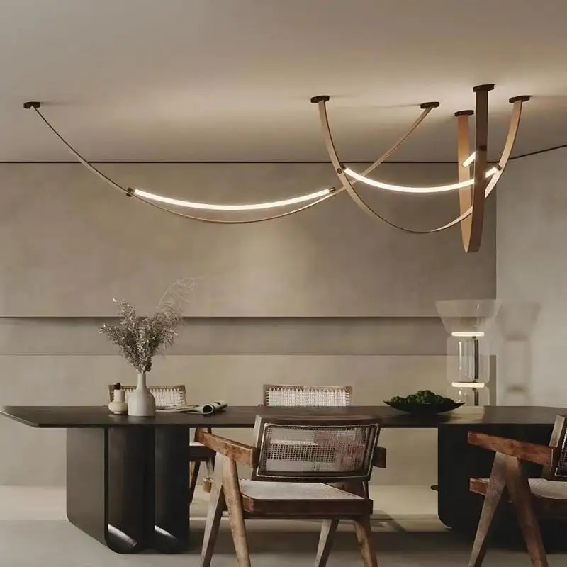 Modern Led Pendant Light Creative Belt Design Suspended Lamp For Living Room Study Dining Minimalist Curved Hanging Lighting
Modern Led Pendant Light Creative Belt Design Suspended Lamp For Living Room Study Dining Minimalist Curved Hanging Lighting