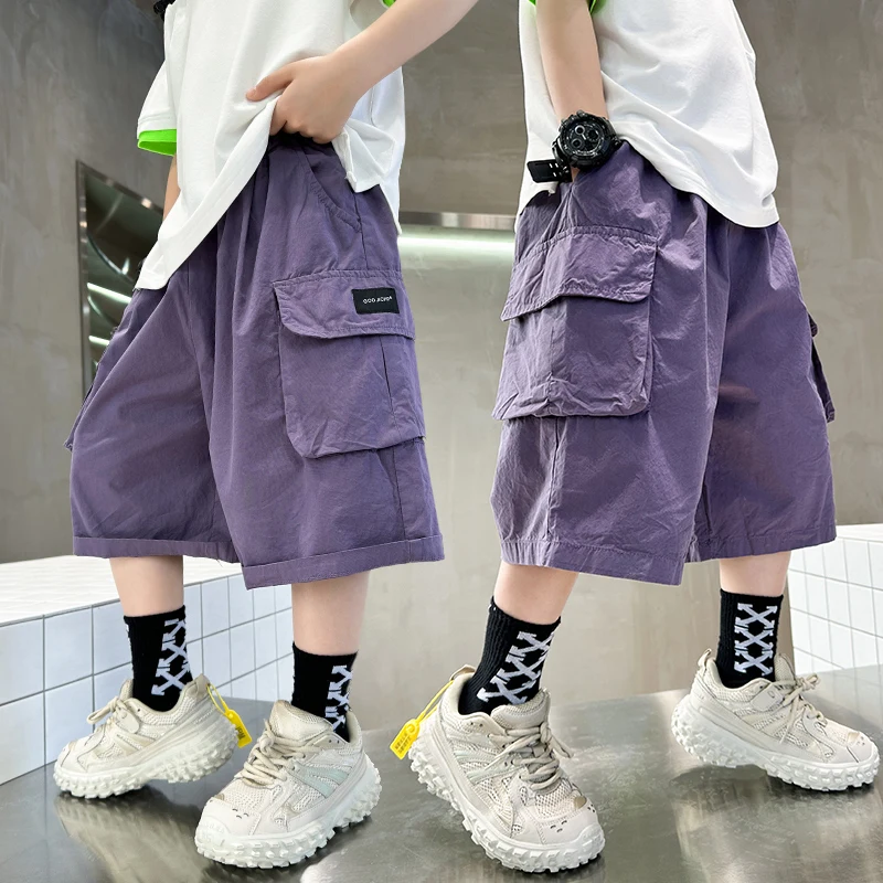 Boy Casual Knee-Length Short Pants Khaki Purple Black Color Summer Hot Sale Kids Cotton Cargo Shorts with Side Pocket for Child
Boy Casual Knee-Length Short Pants Khaki Purple Black Color Summer Hot Sale Kids Cotton Cargo Shorts with Side Pocket for Child