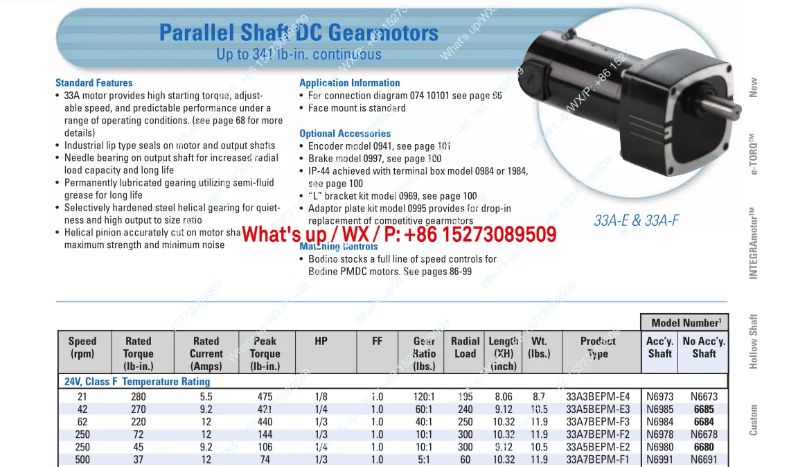 1 piece suitable for Imported American 24A2BEPM motor, 130 Vdc 0041, 1/29 ,2500
1 piece suitable for Imported American 24A2BEPM motor, 130 Vdc 0041, 1/29 ,2500