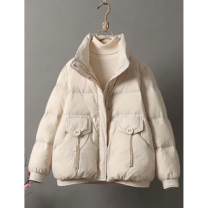 2026 Winter New Down Cotton Jacket Women's Parkas Short Stand-up Collar Small Thicken Warm Fashion Bread Coat Clothes
2026 Winter New Down Cotton Jacket Women's Parkas Short Stand-up Collar Small Thicken Warm Fashion Bread Coat Clothes