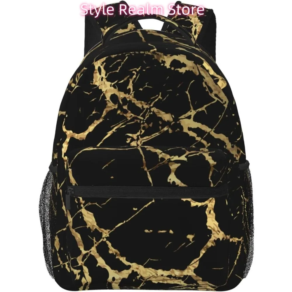 Легкий рюкзак для ноутбука с черными золотыми шариками, легкий многоцелевой дорожный повседневный рюкзак унисекс, студенческие рюкзаки для мужчин W
Легкий рюкзак для ноутбука с черными золотыми шариками, легкий многоцелевой дорожный повседневный рюкзак унисекс, студенческие рюкзаки для мужчин W