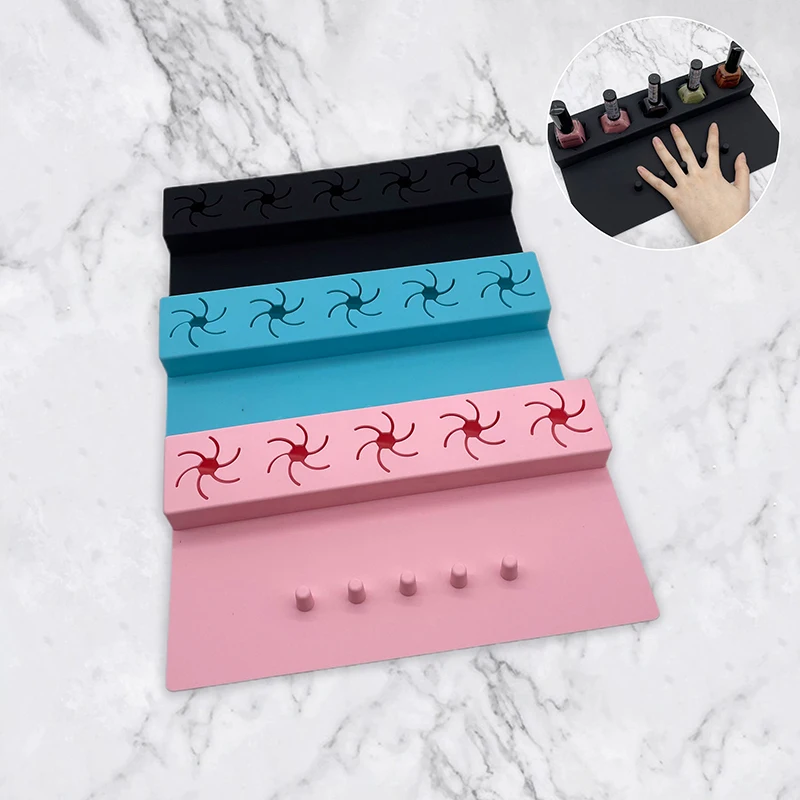 Nail Polish Holder Non-Slip Silicone Nail Polish Bottle Base Nail Holder Salon Hhand Rest Pad For Home DIY Manicure Tools
Nail Polish Holder Non-Slip Silicone Nail Polish Bottle Base Nail Holder Salon Hhand Rest Pad For Home DIY Manicure Tools