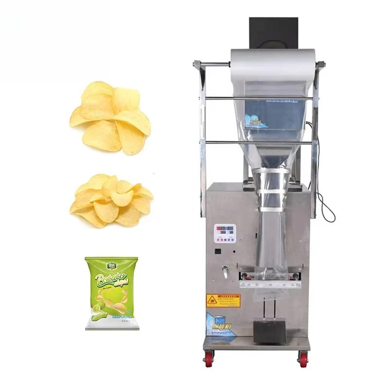 Potato Chips Plantain Dry Food Snacks Large Weighing Filling Nitrogen Flushing Vertical Packaging Machine
Potato Chips Plantain Dry Food Snacks Large Weighing Filling Nitrogen Flushing Vertical Packaging Machine