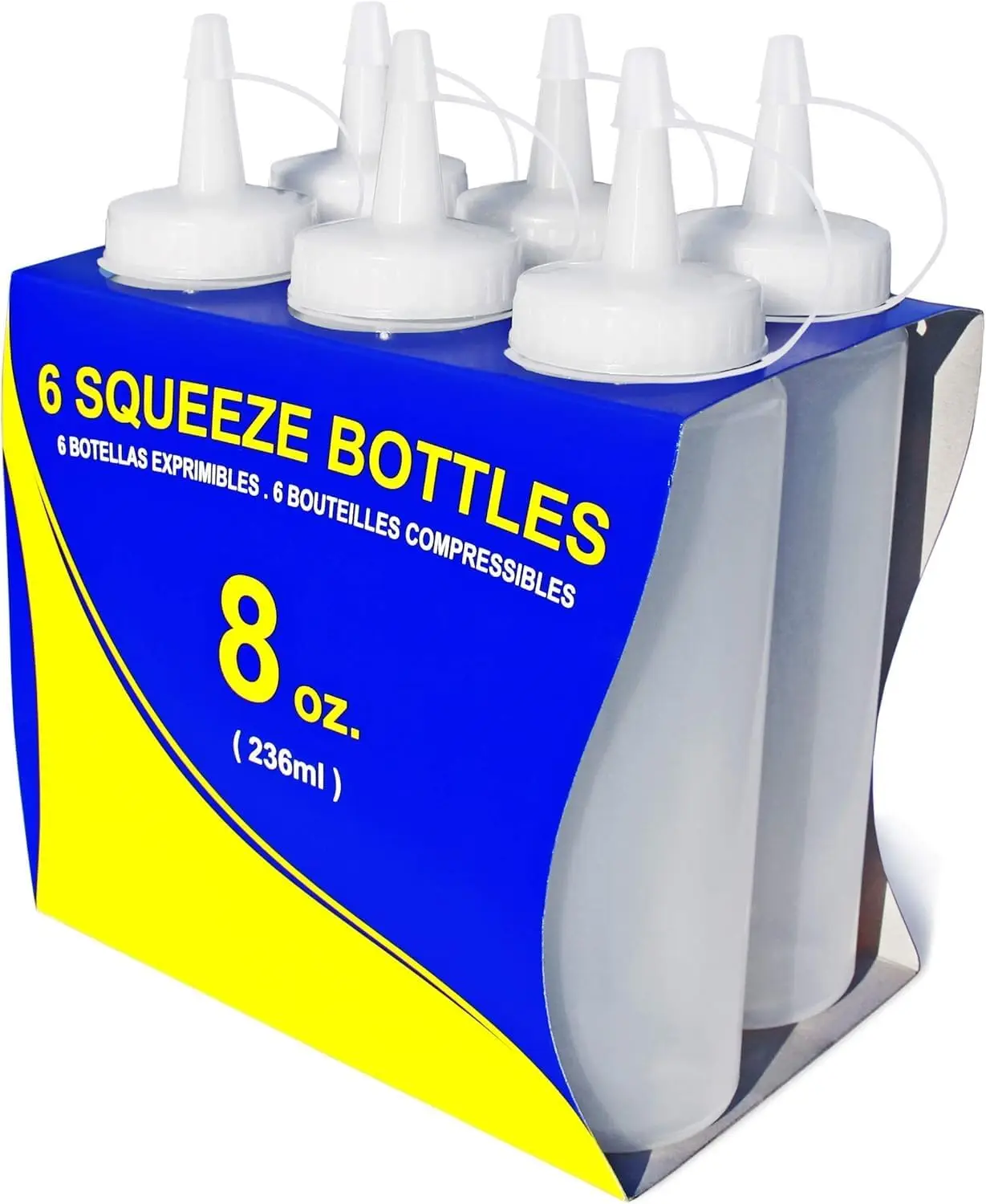8 oz Clear Squeeze Bottles, Pack of 6 – Perfect for Condiments
8 oz Clear Squeeze Bottles, Pack of 6 – Perfect for Condiments