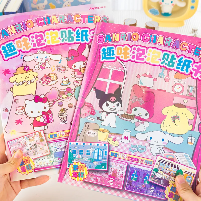 Мультяшная забавная книга Kuromi с пузырями для отдыха праздника Sanrio Мультяшные наклейки для детских игрушек забавная книга с пузырями
Мультяшная забавная книга Kuromi с пузырями для отдыха праздника Sanrio Мультяшные наклейки для детских игрушек забавная книга с пузырями