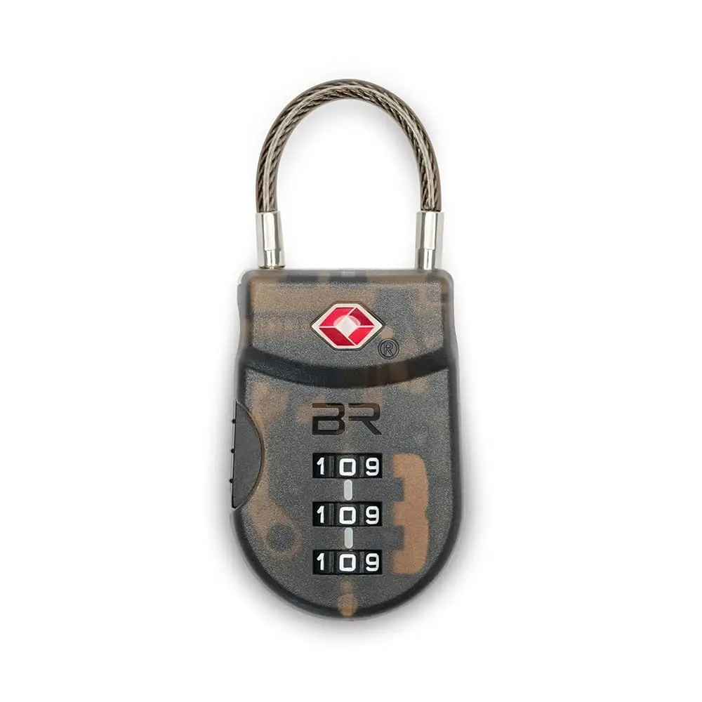 TSA Approved Cable Lock for Luggage & Suitcases - Travel Lock, 3 Digit Combination, Flexible Cable for Zippered Bags - Lugga
TSA Approved Cable Lock for Luggage & Suitcases - Travel Lock, 3 Digit Combination, Flexible Cable for Zippered Bags - Lugga